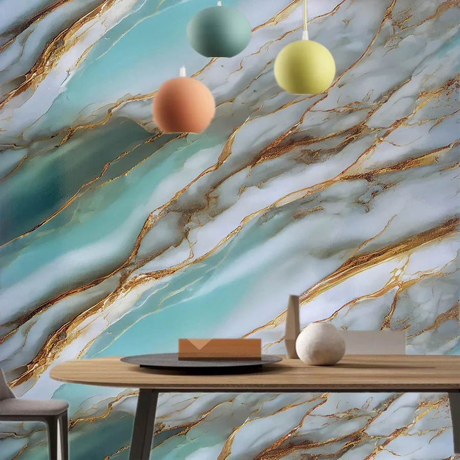 

Обои с рисунком, позолоченный мрамор, украшение для дома, строительные материалы, фоновая стена, позолоченные мраморные обои