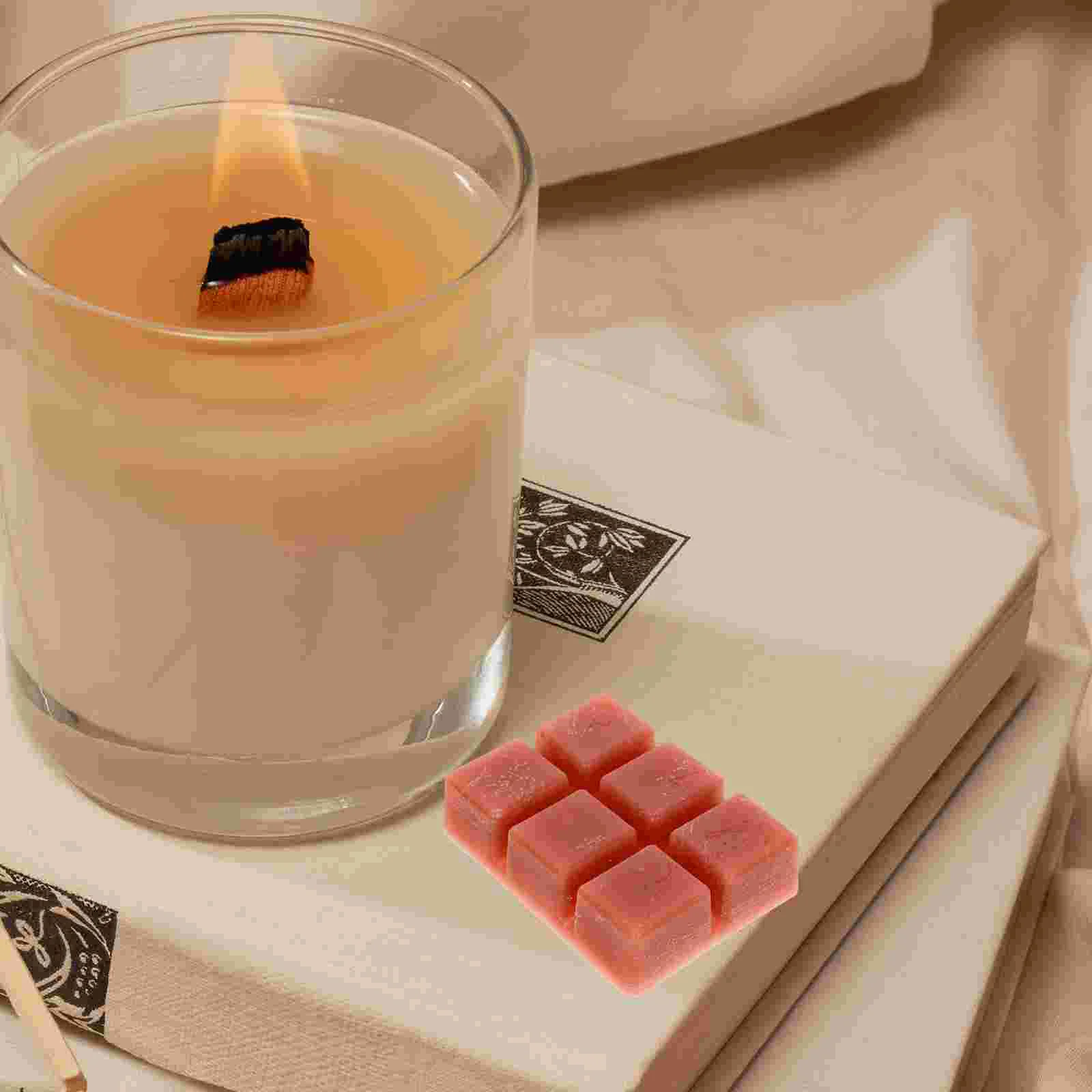 Votive Candles Scented Solid Wax Block Soy Cubes Melts Essential Oil Creative Aromatic