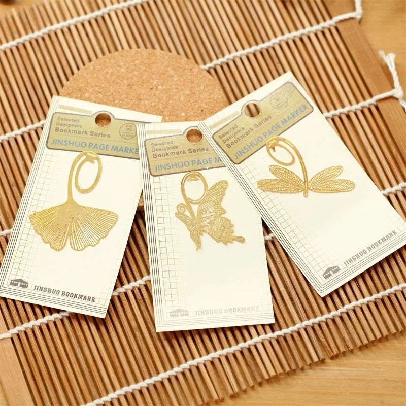 علامة مرجعية معدنية صغيرة لطيفة للحيوانات والنباتات ، علامة مرجعية رائعة ، حامل كتب ، لوازم مدرسية ، هدية أدوات مكتبية ، 1 * *