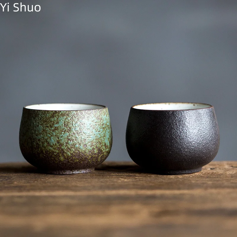 

Винтажная мастер-чашка в деревенском стиле, японская чайная чашка ручной работы, антикварная керамическая чашка с одной чашкой, персональная чашка, чайная чашка