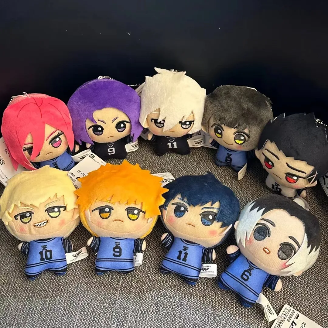 10cm Mini BLUE LOCK peluche bambola di pezza Seishiro Nagi Isagi Yoichi Chigiri Bachira Meguru bambola ciondolo portachiavi giocattolo per regalo