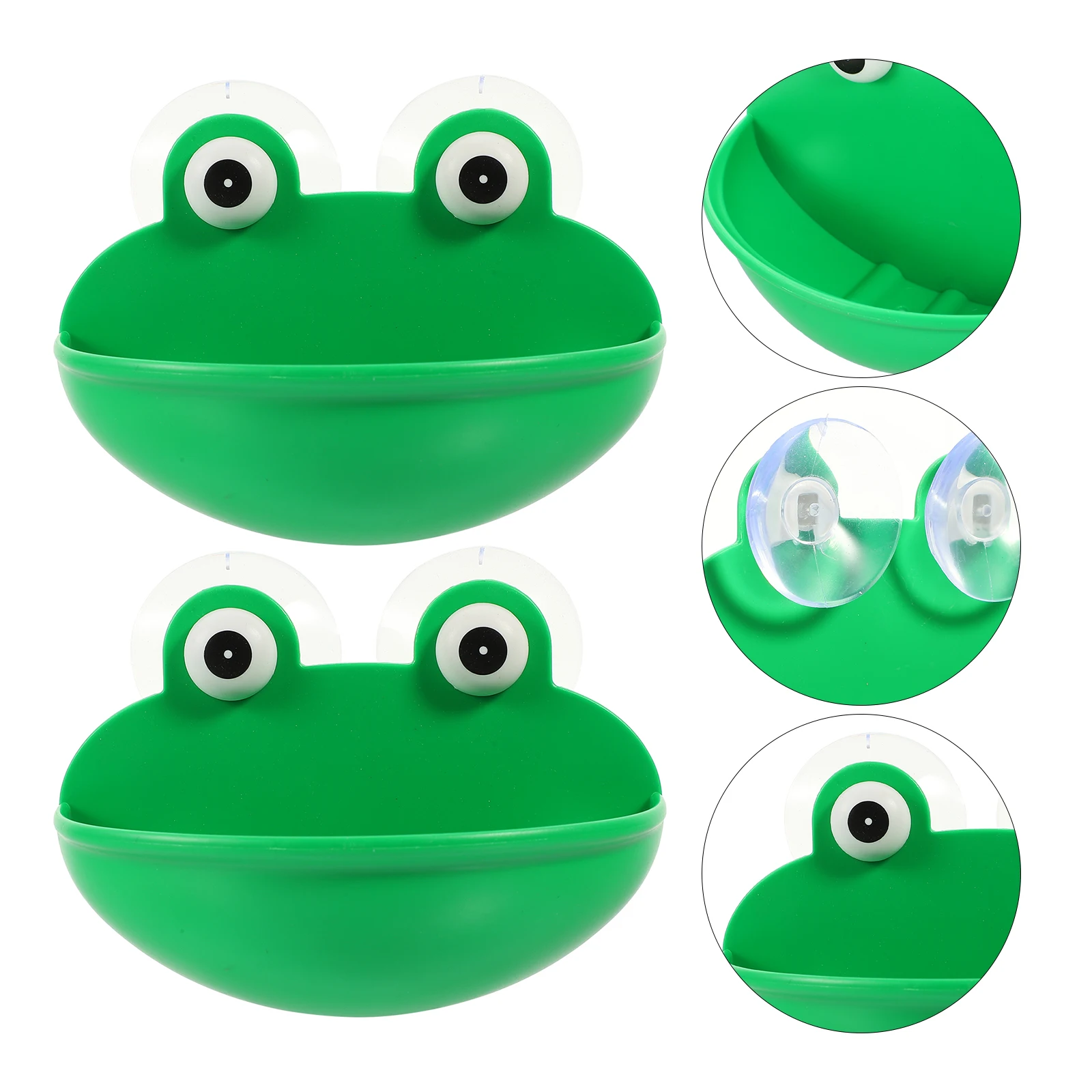 

2pcs Reptile Rest Habitat For Frogs Lizards Durable Pet Resting Platform Natural Terrarium Decor Suction Cup Stand Bowl Cave