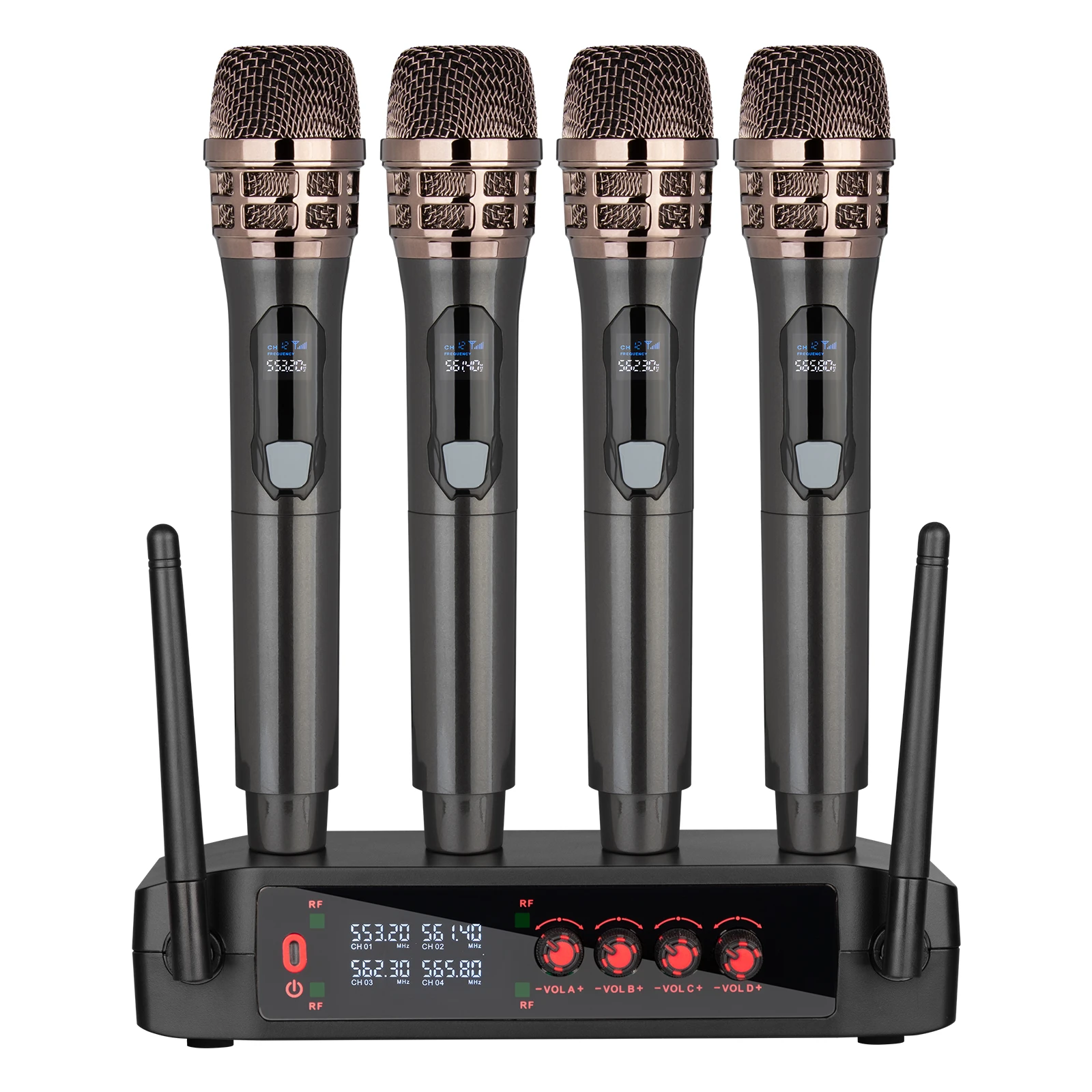 

DX4N Hot Sale Multifunctional Wireless Microphone for Stage With Low Price Professional Karaoke Microphone for Church/Conference