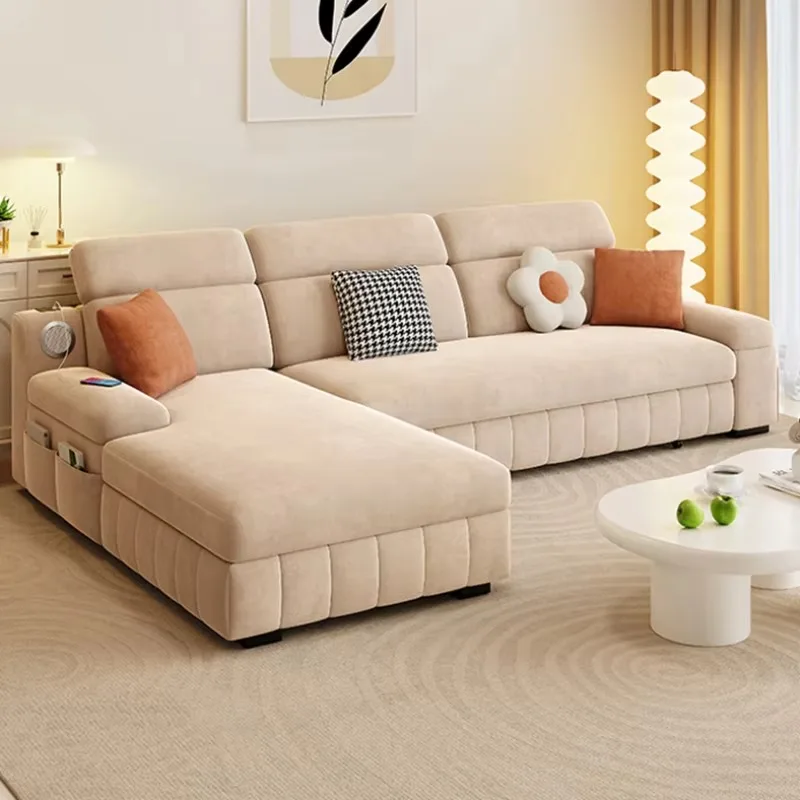 Cute Fancy Couches Sofa Simple Foam Speaker Folding Living Room Sofa Bed Puffs Modern Design Divani Da Soggiorno Home Furniture