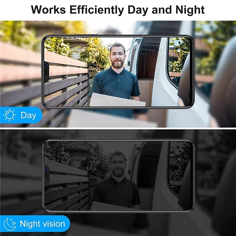 SQPP-2X Smart Video Door Bells Wireless Wifi Video Doorbell With Camera Smart Security Doorbell PIR Motion Detection