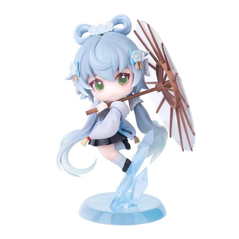 

Two Dimensional Luo Tianyi Li Huaxue Hand-made Model Ornaments Animation Peripheral Character Statue ToyGift Collection in Stock