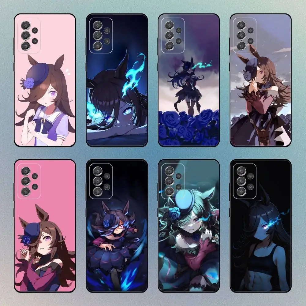 

Pretty Derby U-Uma Musume Phone Case For Samsung Galaxy S25,S24,S21,S22,S23,S30,With Bracket Cover