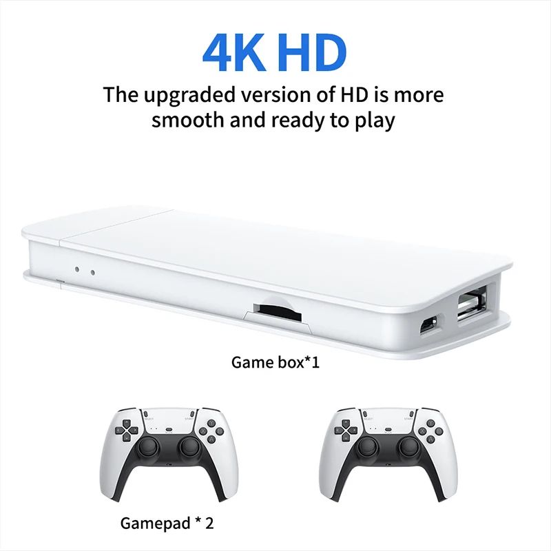 Nuovo aggiornamento M15 Home Retro Mini TV Console di gioco portatile HDMI HD 4K 70000 + giochi 2.4G modalità Wireless a due giocatori per CPS1 PS1 ecc.