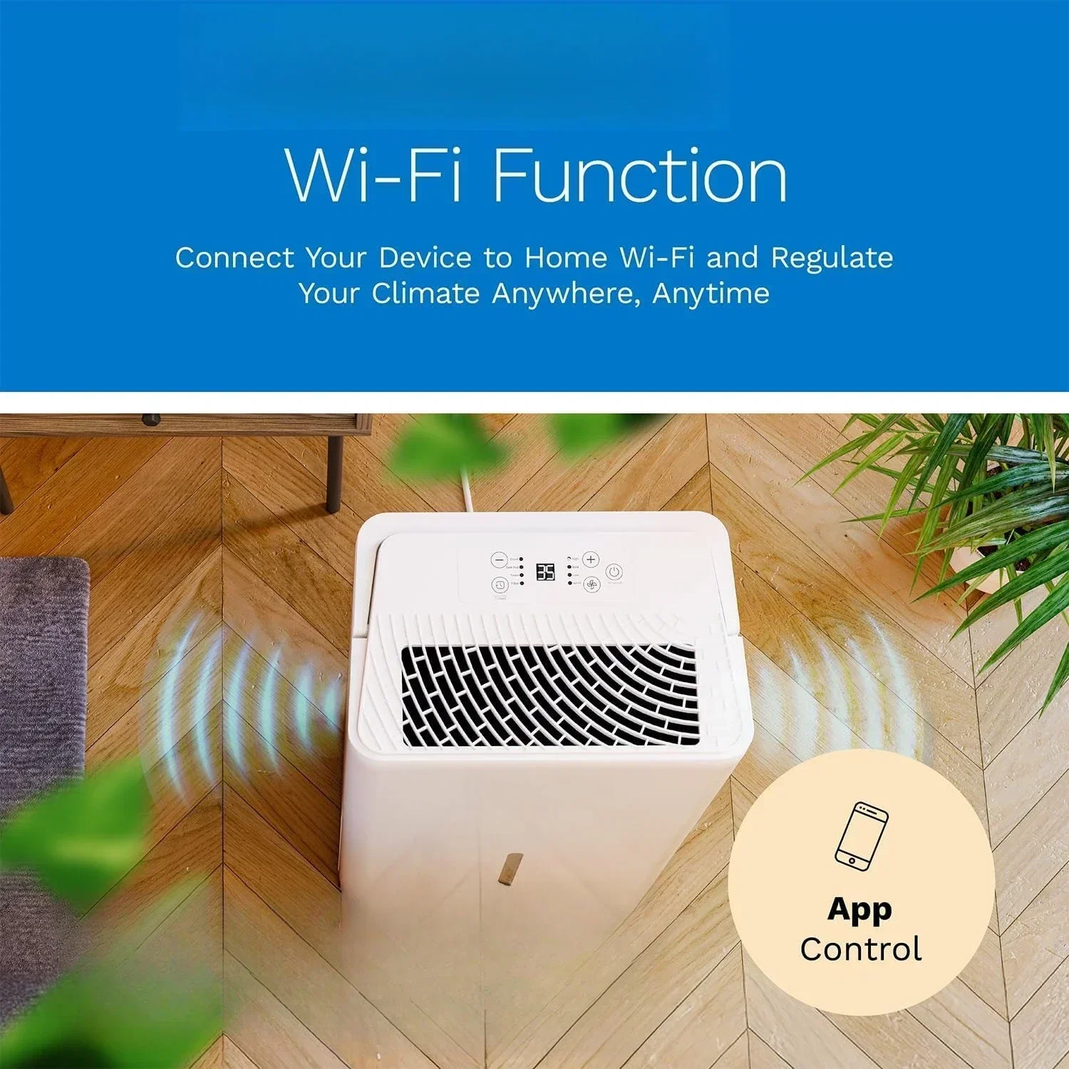 

High-Efficiency Moisture Removal for Home, Bedroom – Powerful Humidity Control, Quiet & Portable with Auto Shut-Off