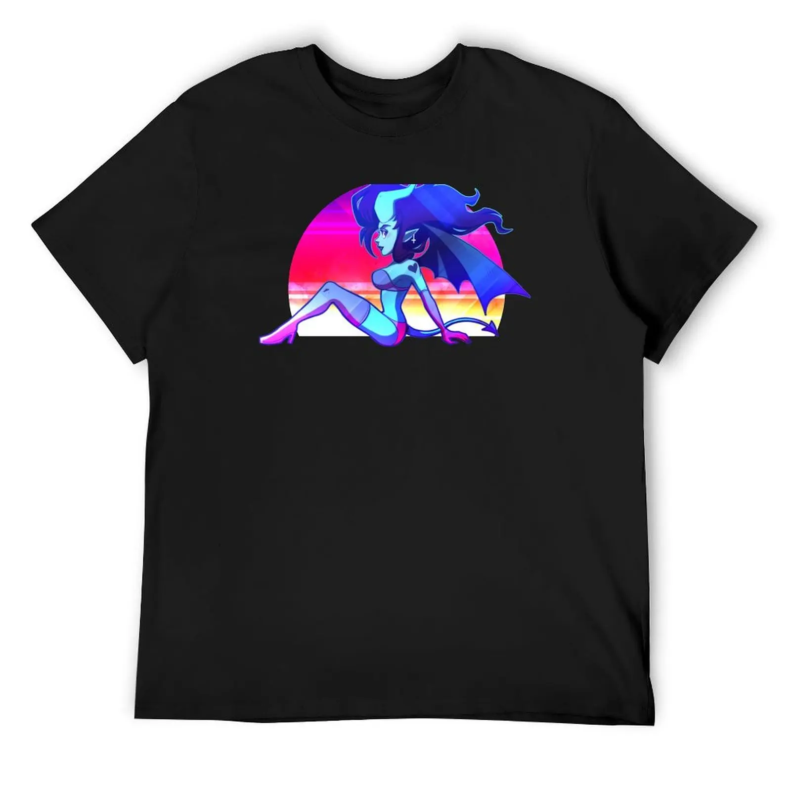 Devil Woman - 80's Mud Flap Style T-Shirt graphics oversized graphic tee plain black t shirts men