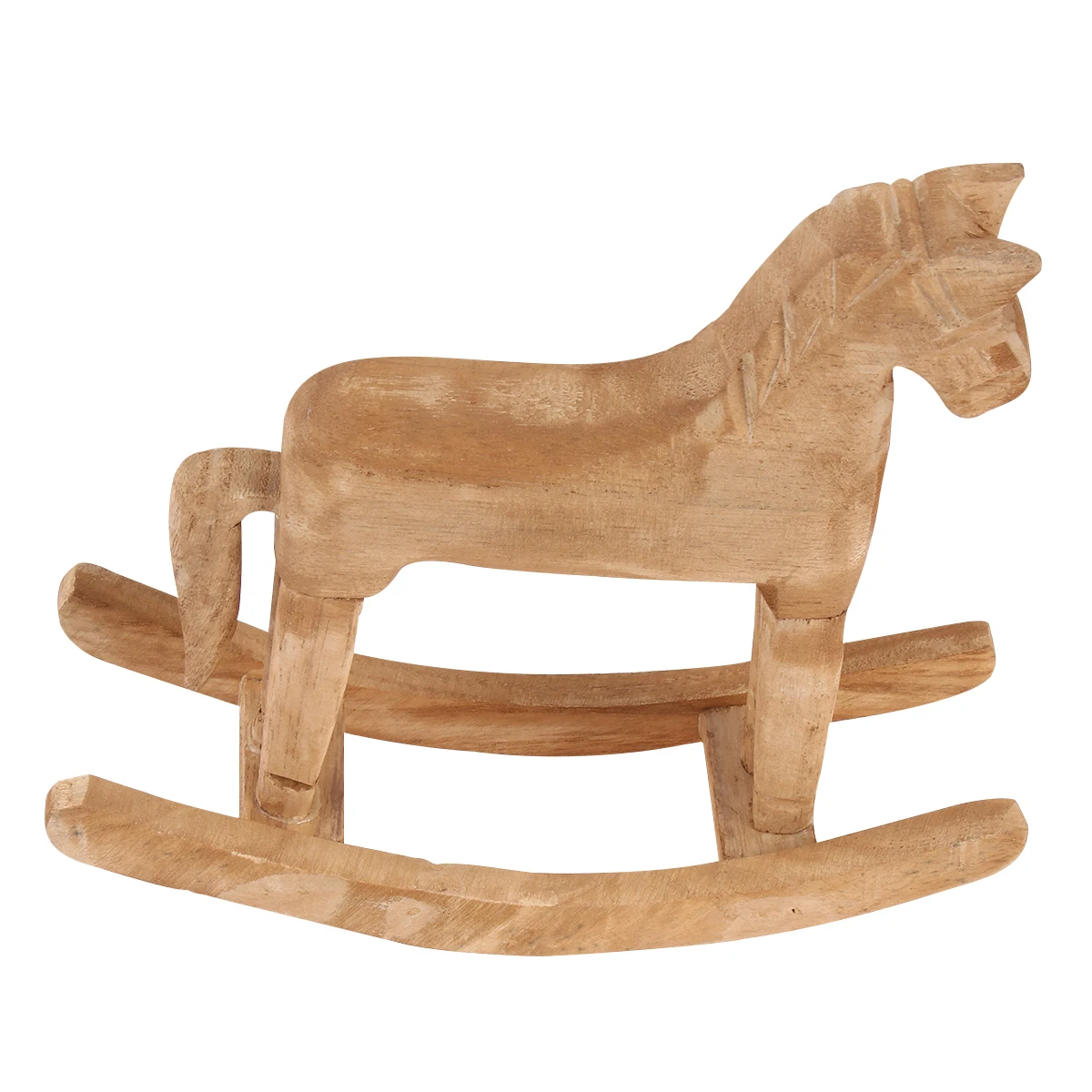 

Wooden Statue Craft Table Decoration Gift Table Decoration Wooden Rocking Decor Horse Decor Mini Model