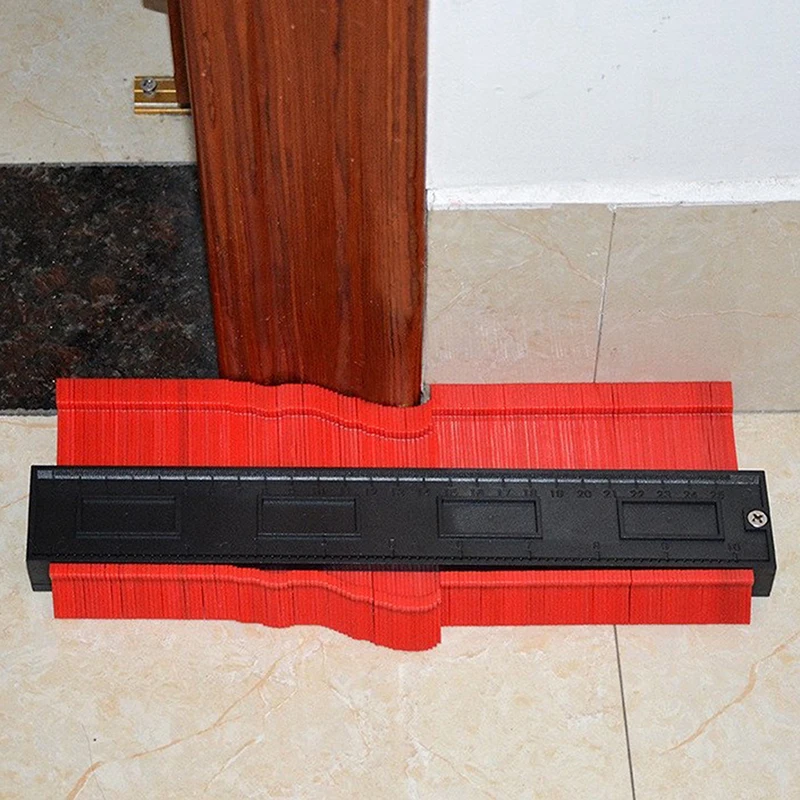 Profile Contour Gauge Line Copier Ruler Cutting Template Construction Woodworking Measuring Instrument Ceramic Tiling Tiles Tool