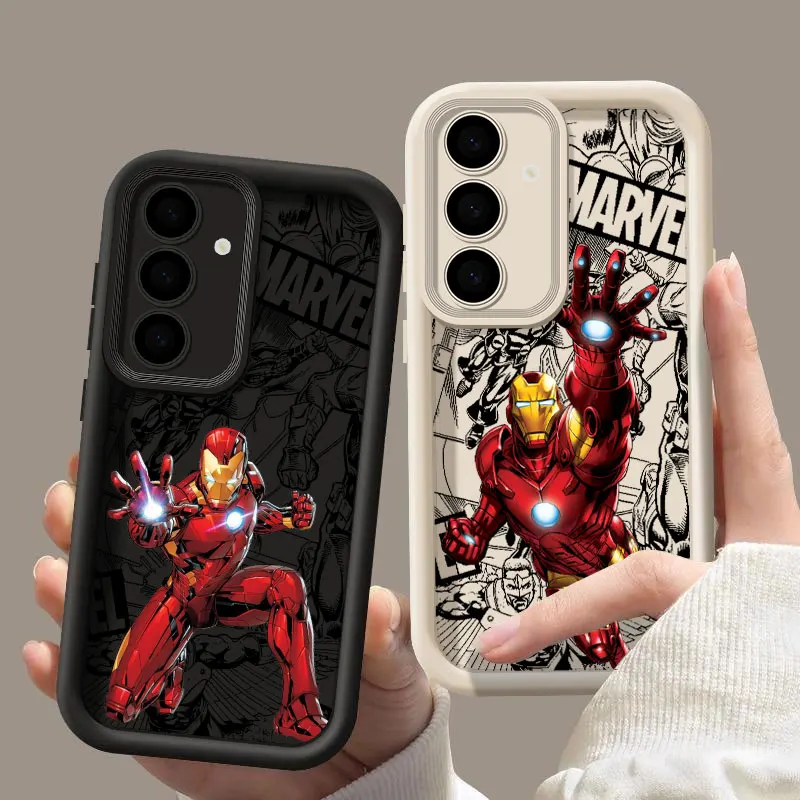 

Marvel Superhero Iron Man Funda For Samsung Galaxy S26 S25 S24 S23 S22 Plus S21 Ultra S20 FE Case S26Ultra Soft Phone Back Cover
