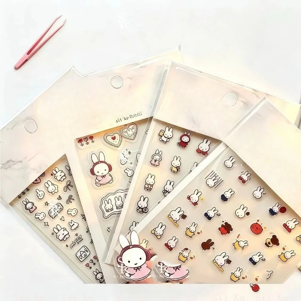 Laptop Accessories All In One - Miffy Rabbit PET Stickers Kawaii Bunny