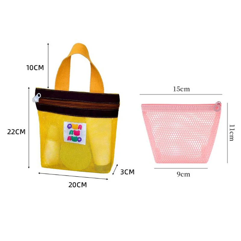 1 قطعة شبكة النايلون الرباط كيس التخزين حقيبة متعددة الأغراض السفر والأنشطة الخارجية الحقيبة للمنتجات الرقمية حقيبة مستحضرات تجميل #6