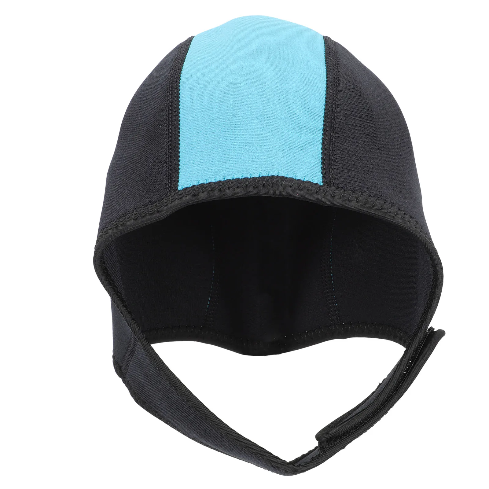 

Diving Head Cover Rubber Swimming Caps Elastic Water Sports Protector Black Bathing Hat Child Size Warm Winter