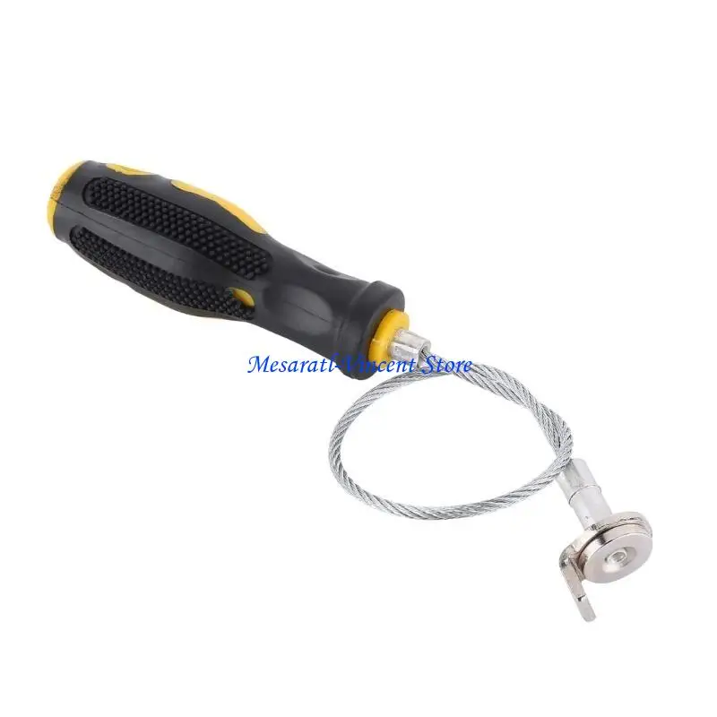 A70F Upgrades Rubber & Steel Oil Drain Plugs Remover Wrench Anti Scald Oil Drain Plugs Tool for Mechanics & Car Owne