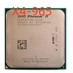 AMD Phenom II X4 965 3.4 GHz Quad-Core CPU Processor HDZ965FBK4DGM Socket AM3