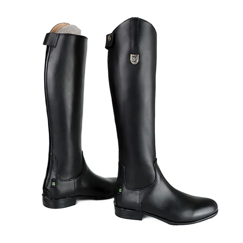 Bottes d'équitation en cuir de vachette pour femme, équitation, équitation, danse, chevalier, long