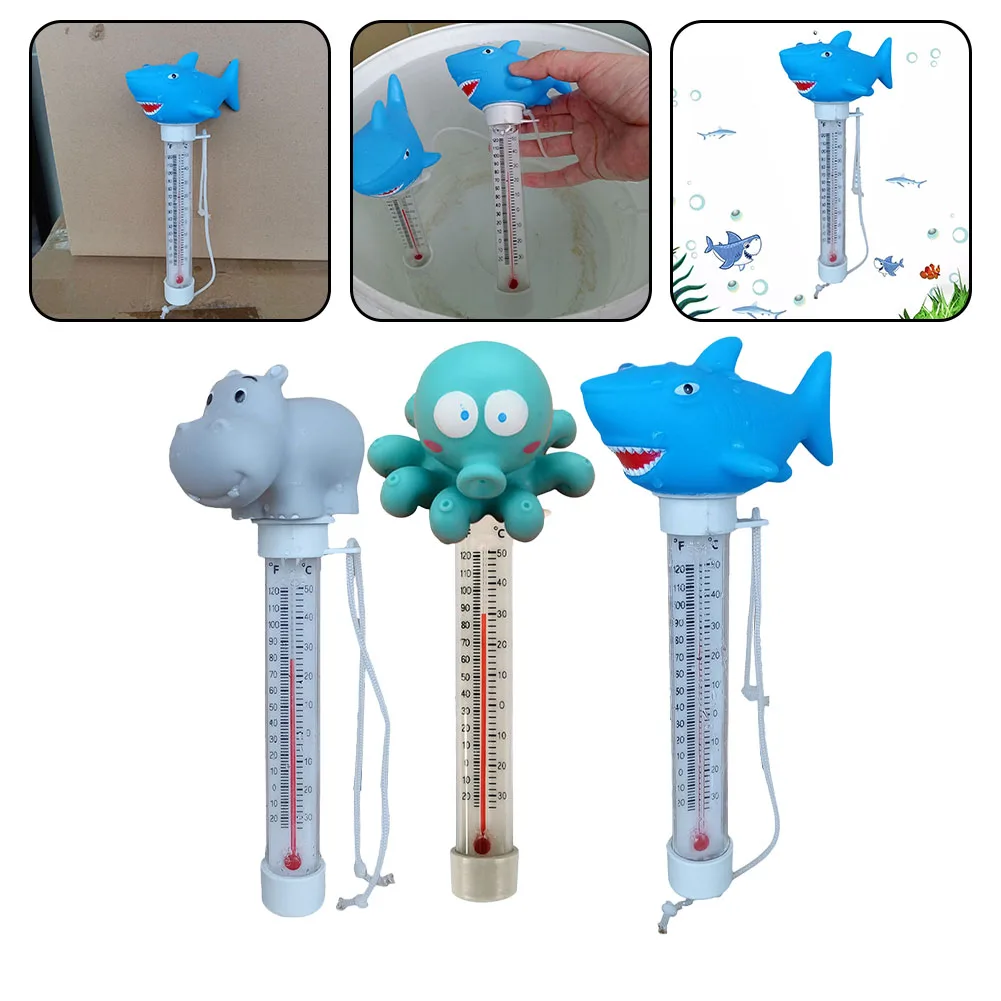 Para medir la temperatura del agua Medición precisa de la temperatura Termómetro flotante para piscina Lecturas de temperatura precisas