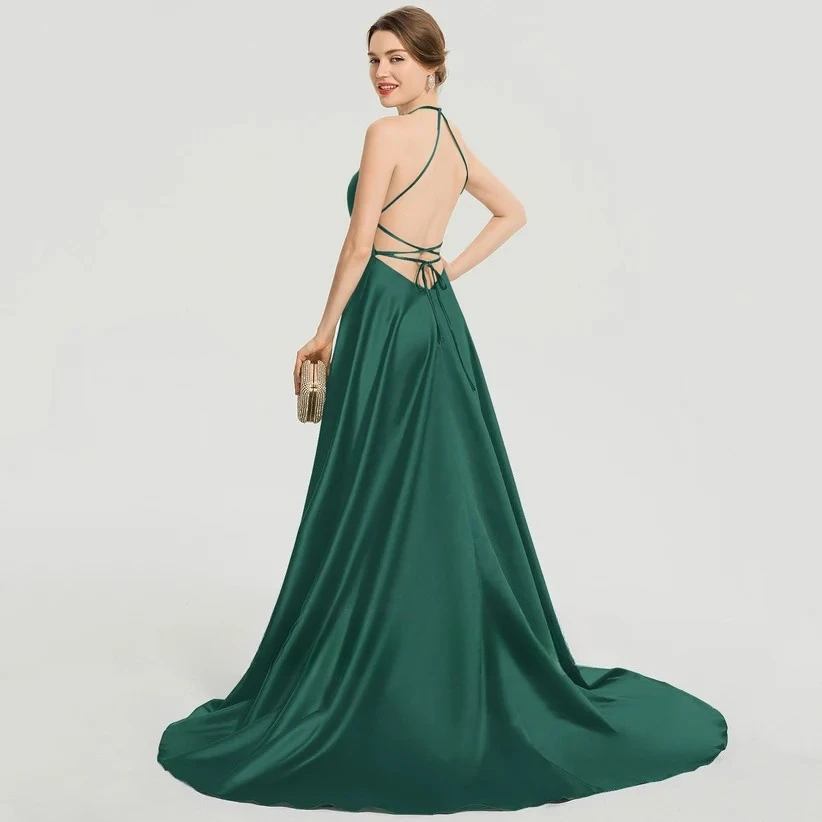 Partykleider 2025, Frau, individuell gestaltet, Abschlussball, Party, Cocktail, Abend, Galakleid für Frauen, schlichtes und elegantes formelles Kleid, Hochzeit