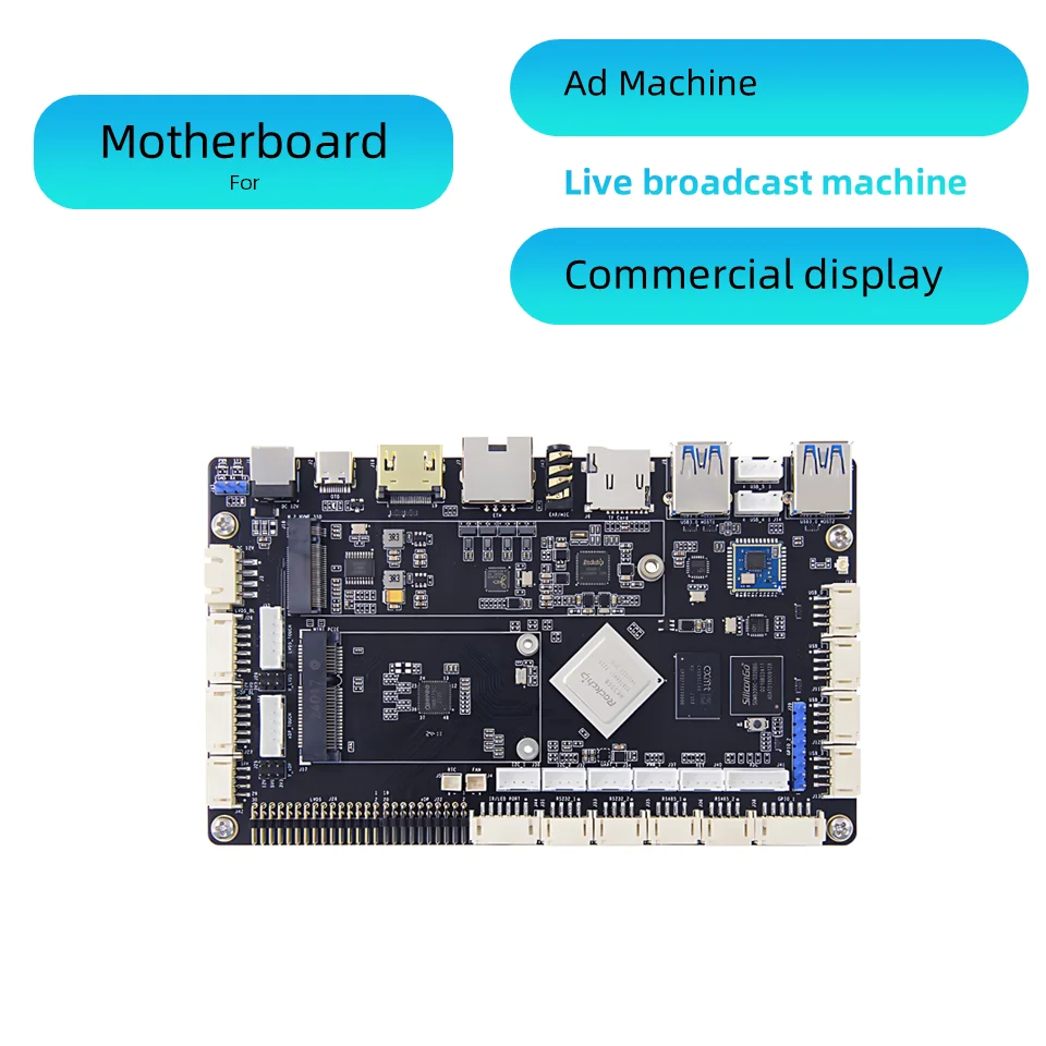 

RK3568 Advertising Display Motherboard Linux Boards for Commerical Machines Live Streaming Equipments Run Android 11 Open Souce