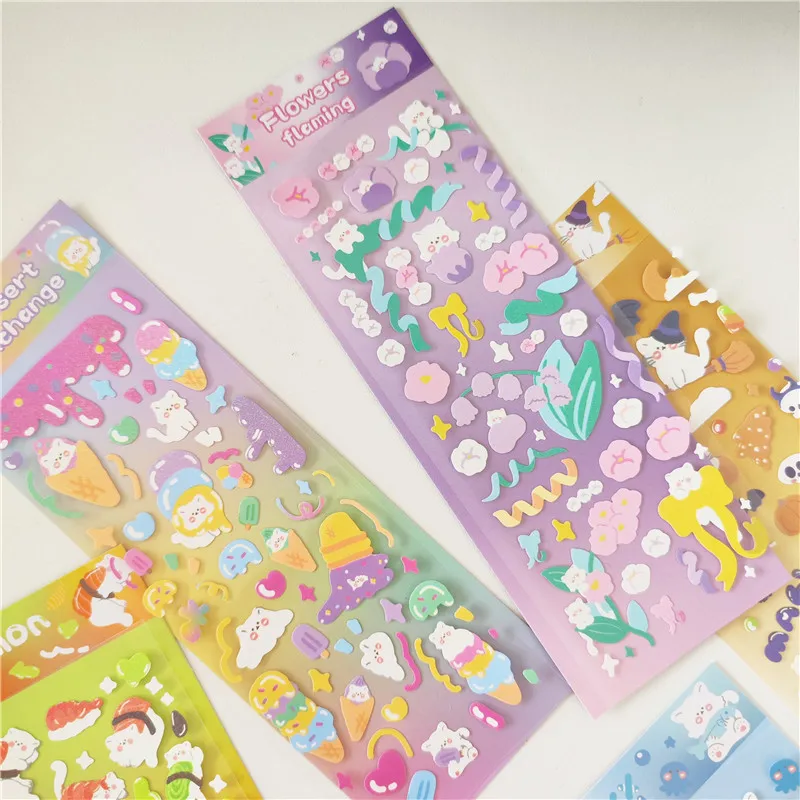 Cute Fruit Sticker Junk Journal Album Happy Planner DIY Scrapbooking Craft Photo Decoration Stickers Korean Stationery
