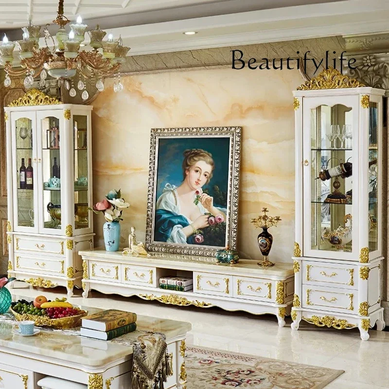 B3 X Luxury White Tv Cabinet Wood Storage Standing Modern Cabinet Entertainment Center Meuble Tv Suspendu Mural Living Room Furn