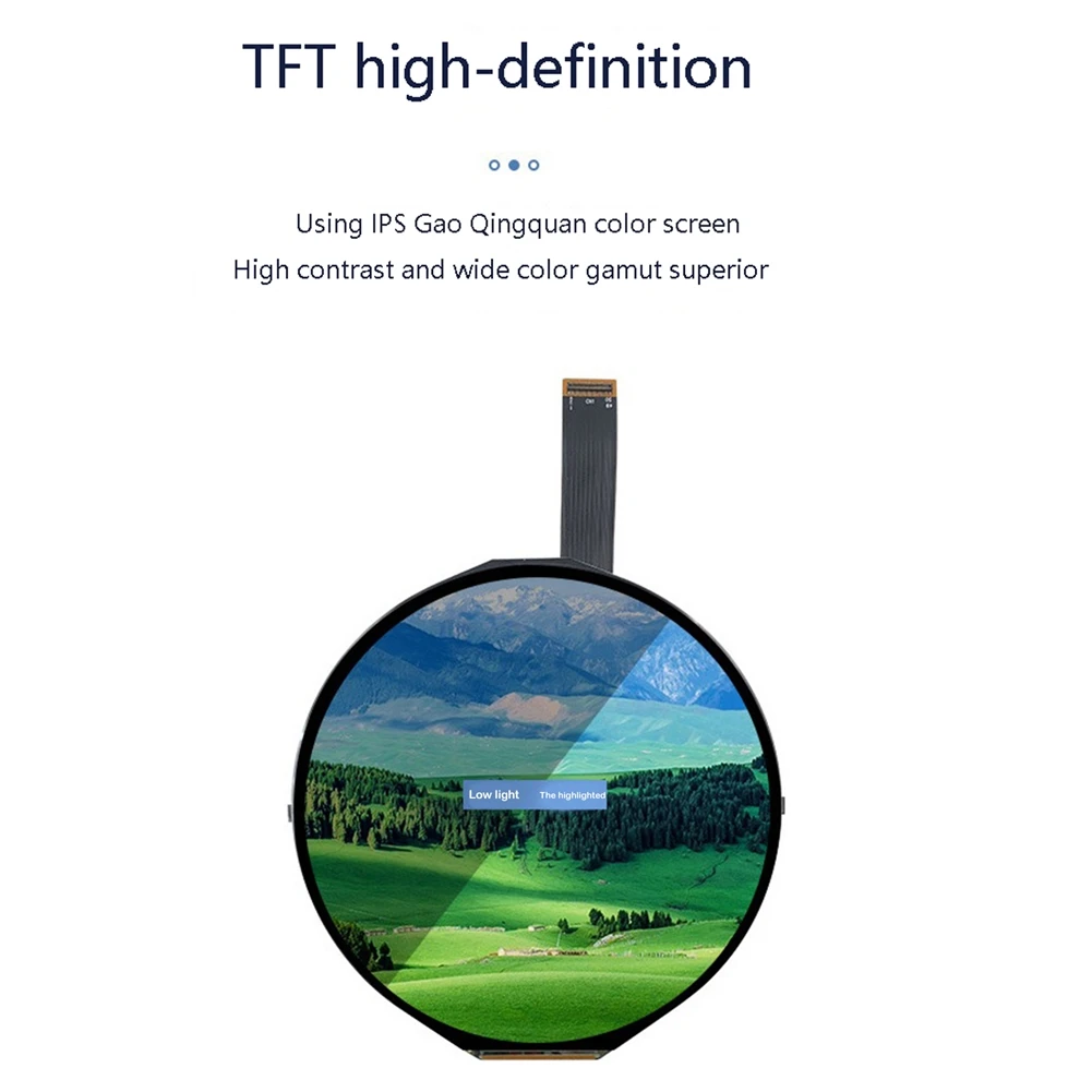 Nieuwe 5 Inch IPS Ronde Scherm 1080X1080 High-Definition LCD-scherm MIPI Interface Display Smart Home LCD