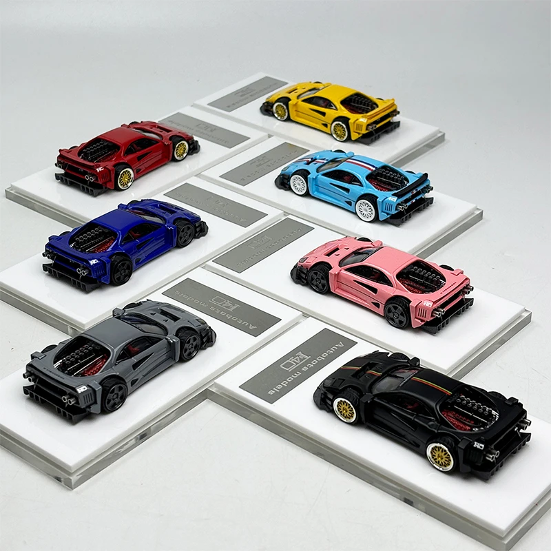 

Autobots Alloy F40 Yasid Sports Car Racing Car Sedan Model Classic Collection Children's Gift Toy Decoration Diecast 1:64 Scale