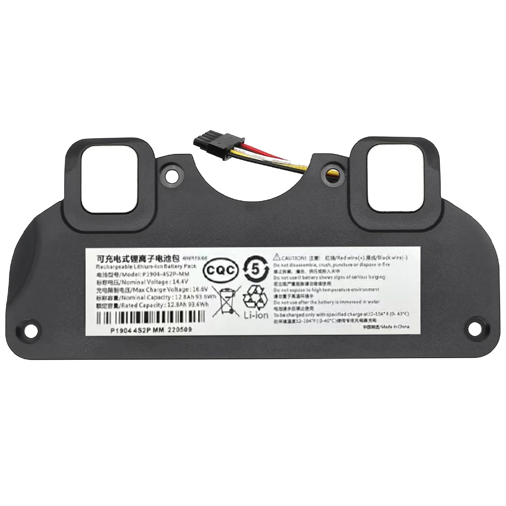 for CECOTEC CONGA 4090 4490 4590 4690 Robot Vacuum Cleaner Accessories Spare battery - 14.4V 12800mAh Replacement Battery