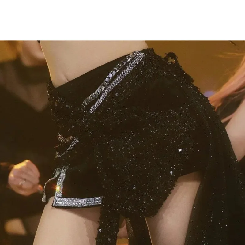 2025 Mädchen-Gruppenkostüm, Jazz-Bühnenkostüme, Kpop Idol-Outfit, Hip Hop Street Dance, Erwachsene Frauen, Jazz Dance, sexy koreanisches Mädchen-Outfit