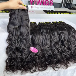 Yiwigs 10A Grade Water Wave 100% Raw Human Hair Bundles 10-30inches Curly Hair Weave Extensions