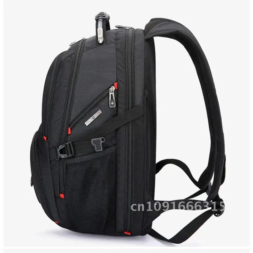 Swiss-Multifunctional bags Durable 17 Inch Laptop Backpack, Travel Bag,College Bookbag,USB Charging Port,Water Resistant