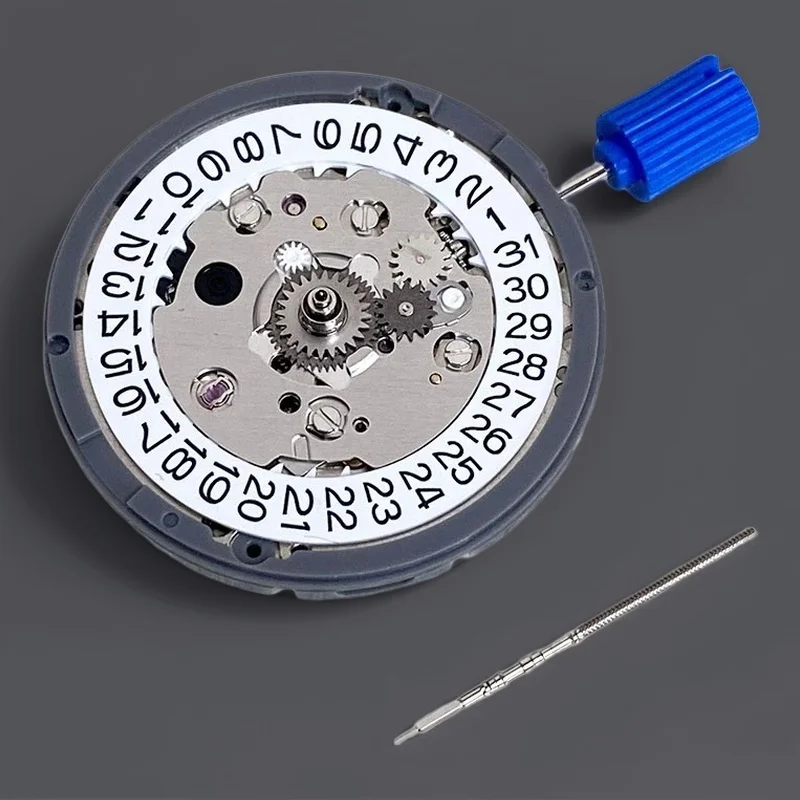 عالية الدقة التلقائية ذاتية اللف NH34 الحركة الميكانيكية التقويم الأبيض 24 مجموعة جذع المجوهرات