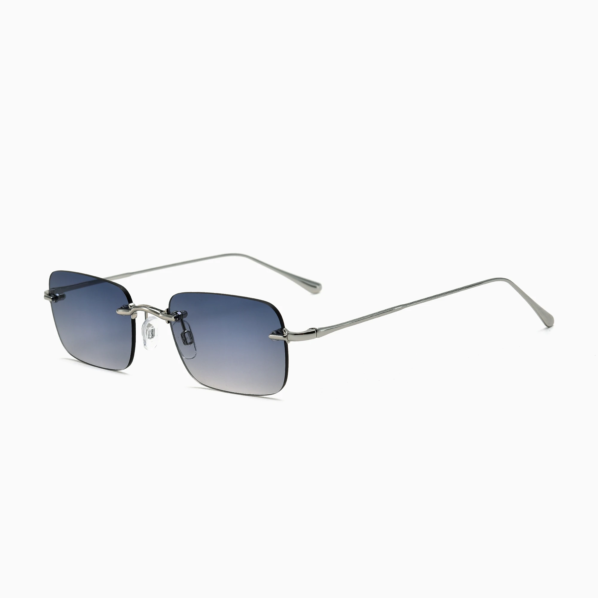 2026 New Collection Rimless Rectangle Sunglasses for Unisex Hypoallergenic UV400 Protection Ultra Lightweight Design