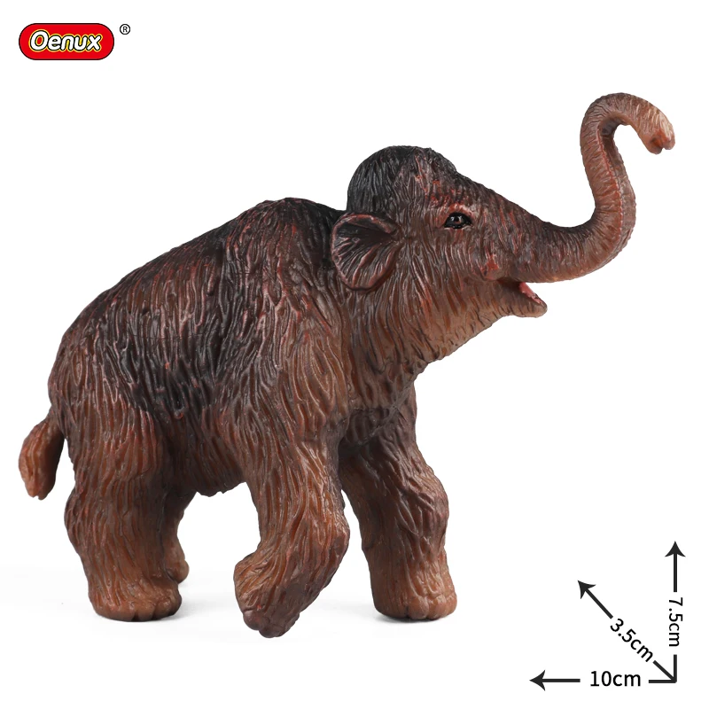 Oenux African Wild Animals Elephant Model Simulation Big Mammoth Action Figures Figurine PVC Educational Toy For Kids Gift