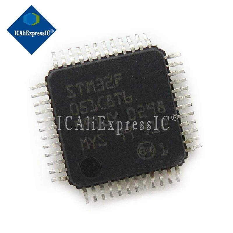 

1pcs/lot STM32F051C8T6 STM32F051C8 STM32F051 32F051 QFP48 In Stock