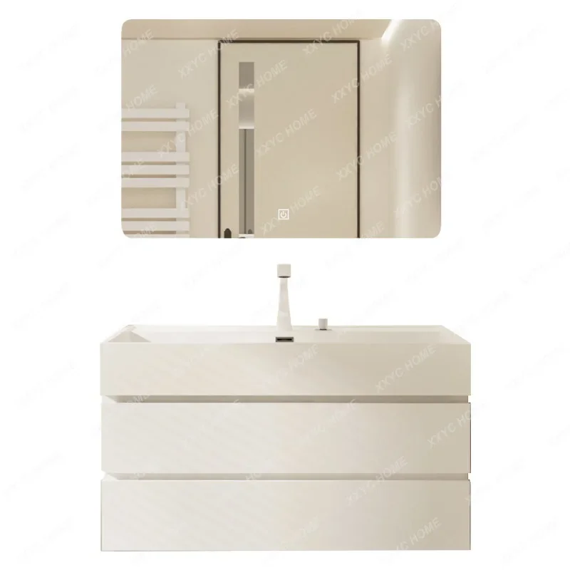 

Stainless Steel Bathroom Cabinet Combination Bathroom Wash Basin Hand Washing Washbasin Microlite Integrated Sanitary Ware