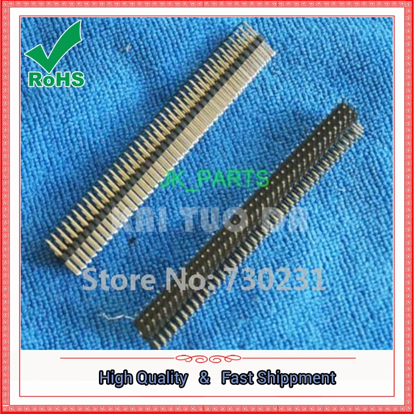 Free Shipping 5pcs Right Angle Male Pin Header Strip 3*40pin Pin Connector 40p 3*40P 2.54mm 3x40Pin 3x40 Pin