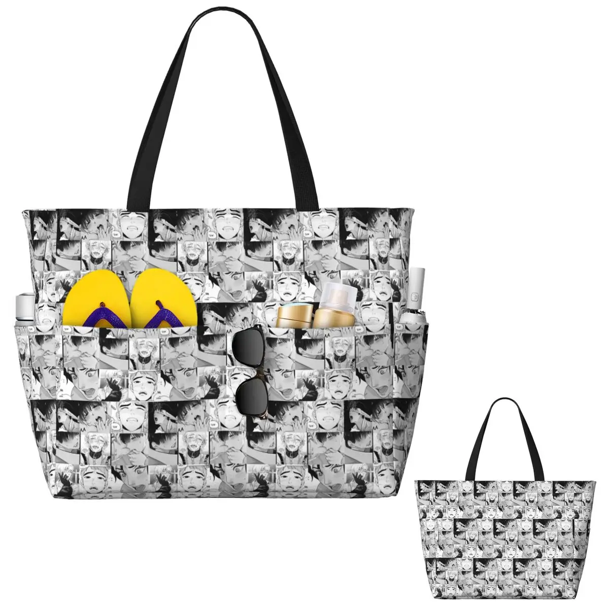 The Good Yaoi Boys Beach Tote Bag Sport Gym Yoga Duffle Large Tote Bag Women Travel Bag Fitness bag