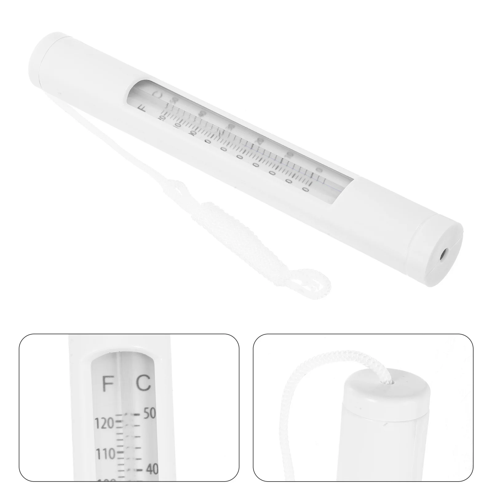 

Swimming Pool Thermometer Large Sinking With String Waterproof For Water Temperature Outdoor Indoor Spas Aquariums Hot