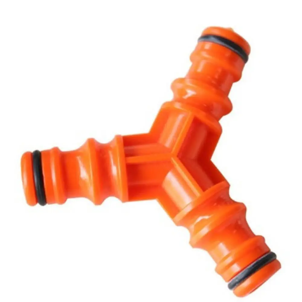 Double Nipple Water Hose Splitter Y Valve Tap Adapter Irrigation Faucet Connector Switch Garden Watering Piping System