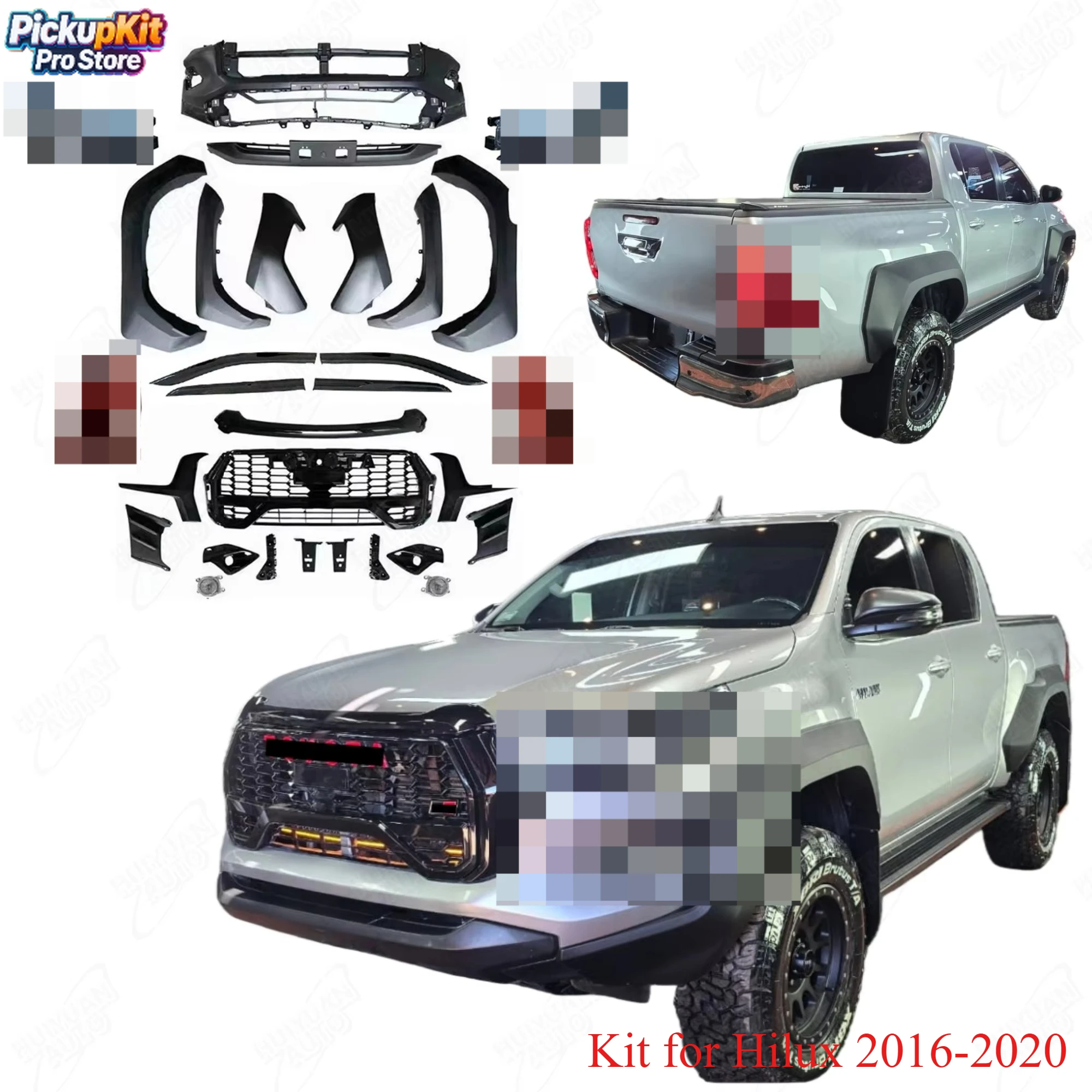 

2023 GR Sport Style Facelift Kit for Hilux 2016-2020