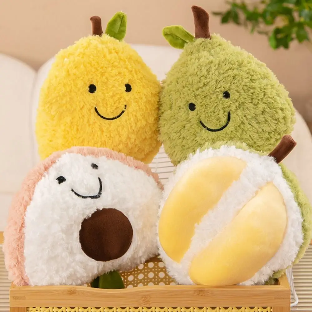 Fruta dos desenhos animados brinquedo de pelúcia multicolorido melancia abóbora limão vegetal brinquedo de pelúcia abacaxi manga bonito macio recheado fruta boneca