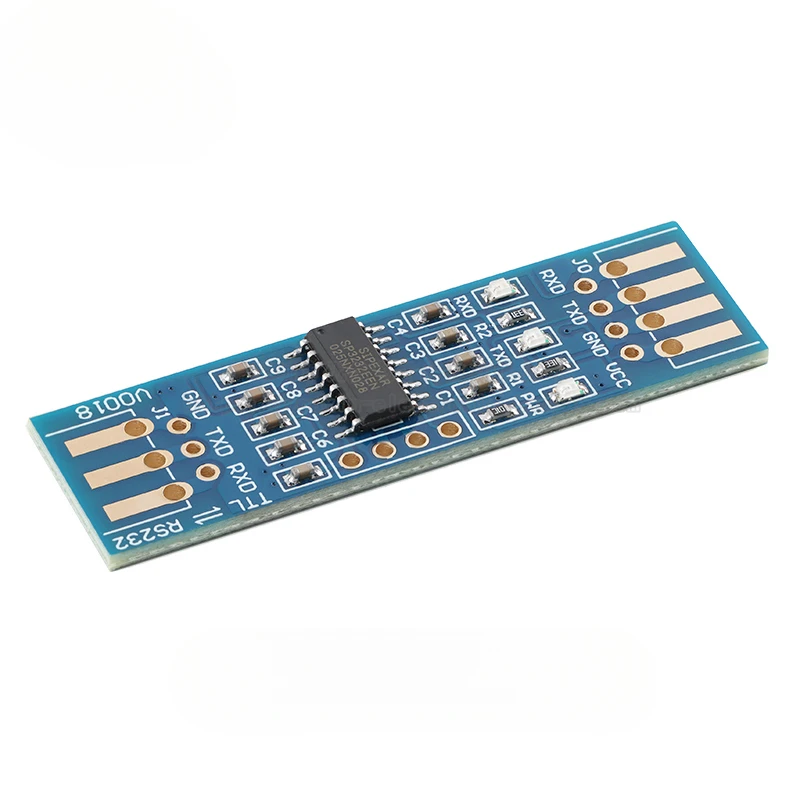 SP3232 RS232 Ke TTL Modul Konverter Papan Adaptor Port Seri 3.3V/5V Pemindah Tingkat Logika UNTUK Perangkat Arduino PLC Berkedip