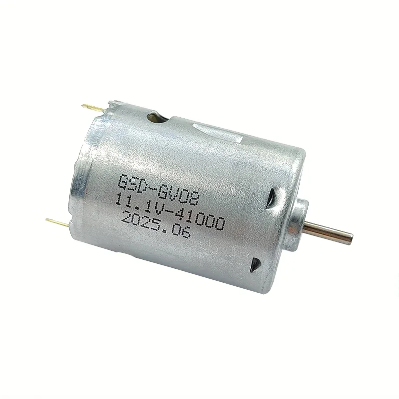RS-385 Mini 385 High Speed Power Micro Electric Motor 28mm DC 6V-11.1V 37000RPM for DIY Hair Dryer Vacuum Cleaner Toy Model