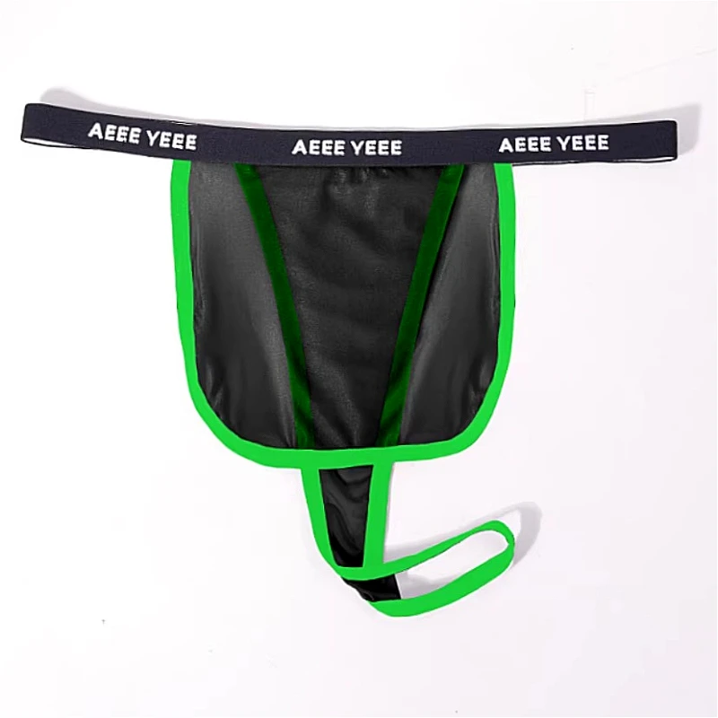 

Мужское сексуальное белье: прозрачные трусы-стринги из ледяного шелка, эротические мужские трусики-стринги с низкой посадкой, молодежные Т-образные трусы