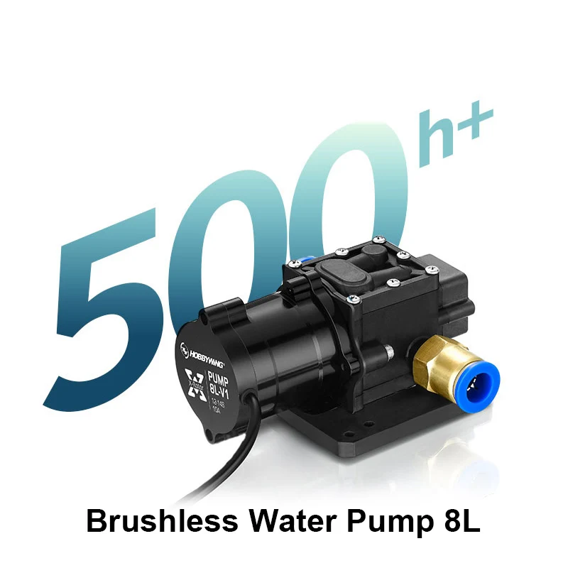 Hobbywing Original One-Piece Brushless Water Pump 8L/5L Agricultural Drons Stable and Durable Long Service Life 500h IP67