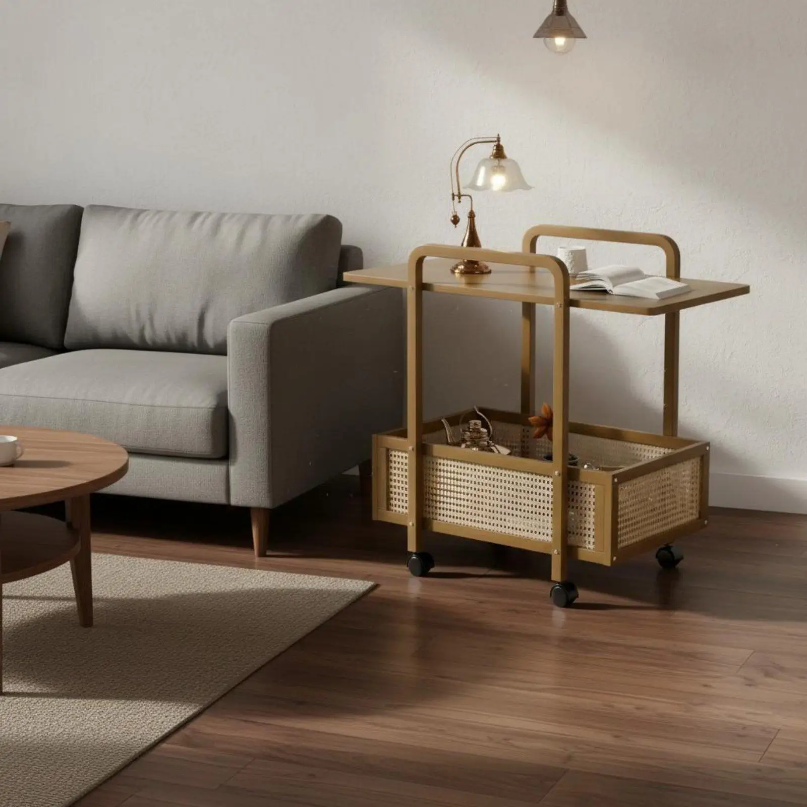 2-tier-mobile-side-cabinet-bamboo-wood-serving-cart-for-coffee-table-on-wheels-living-room-organization